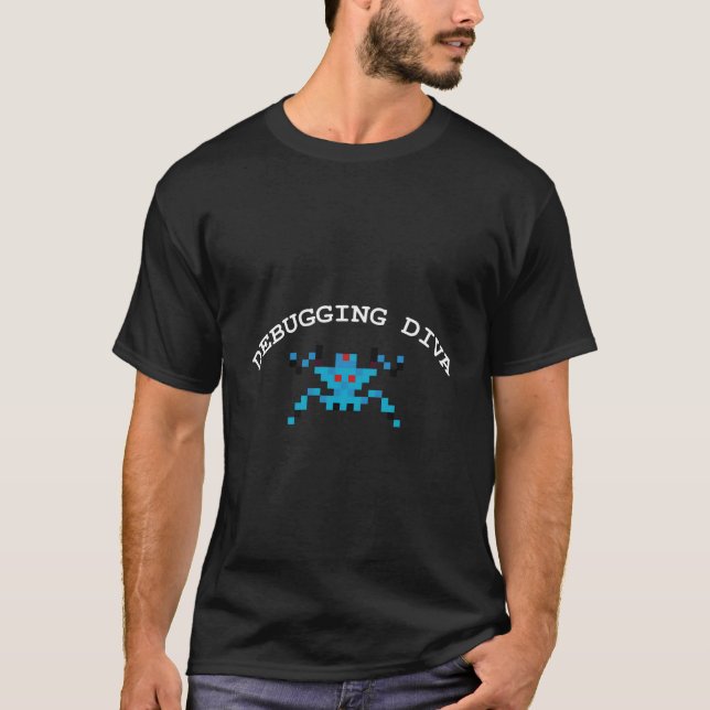 T-shirt Débogage de code Diva débogueur pirate (Devant)