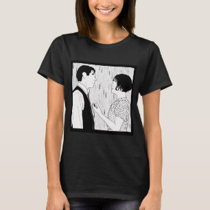 T-shirt Debout sous la pluie