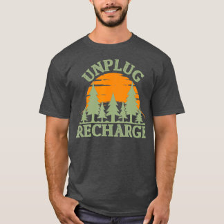 T-shirt Débrancher le rechargement à l'extérieur
