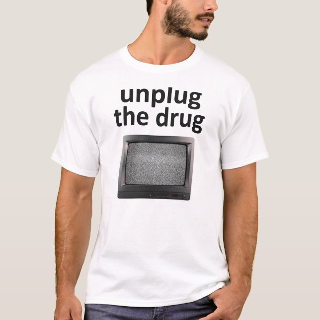 T-shirt Débranchez la drogue (Devant)
