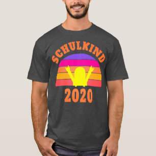 T-shirt Début de l'inscription scolaire vintage