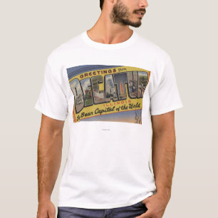 T-shirt Decatur, l'Illinois (capital d'haricot de soja)