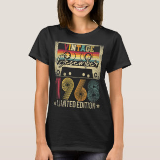 T-shirt Décembre 1968 54e anniversaire Vintage Retro 54 An
