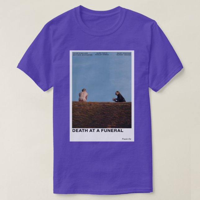 T-shirt Décès à des funérailles (Design devant)