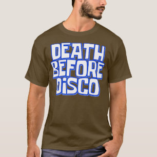 T-shirt Décès avant Disco Drôle Mème Humour Vidéo Plaisant