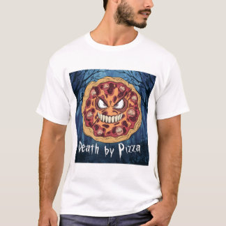 T-shirt Décès Par Pizza