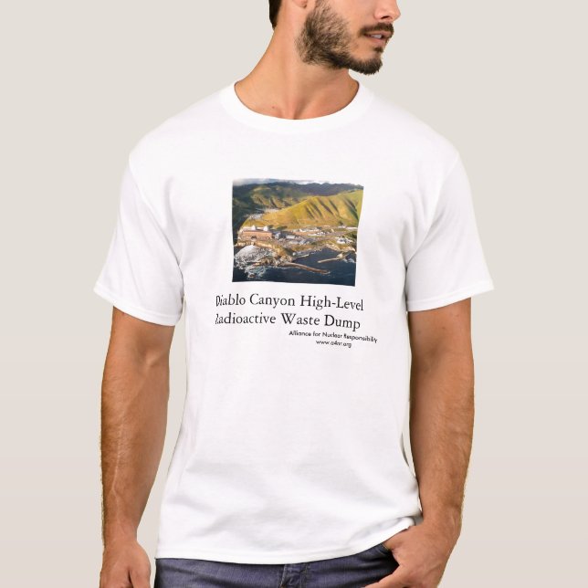 T-shirt Décharge de déchets fortement radioactifs de (Devant)