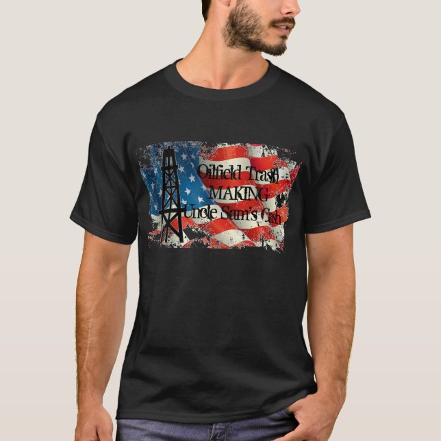 T-SHIRT DÉCHETS 2 DE GISEMENT DE PÉTROLE (Devant)