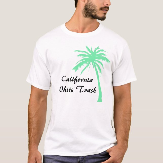 T-shirt Déchets blancs de la Californie (Devant)