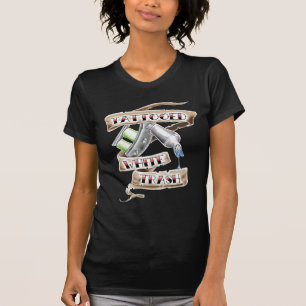 T-shirt Déchets blancs tatoués
