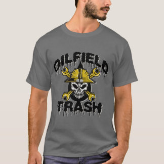 T-shirt déchets de champs pétrolifères