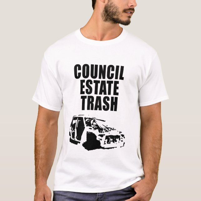 T-shirt Déchets de domaine du Conseil (Devant)