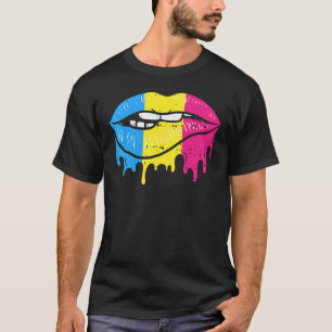 T-shirt Déchets Vintages Lgbt Lgbt couleur Pansexual Drape