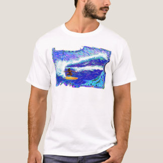 T-shirt Déchiquetage