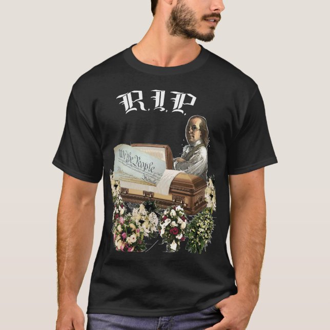 T-shirt DÉCHIRURE à notre constitution (Devant)