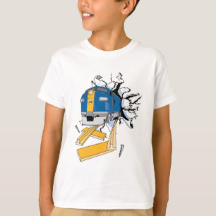 T-shirt Déchirure de train