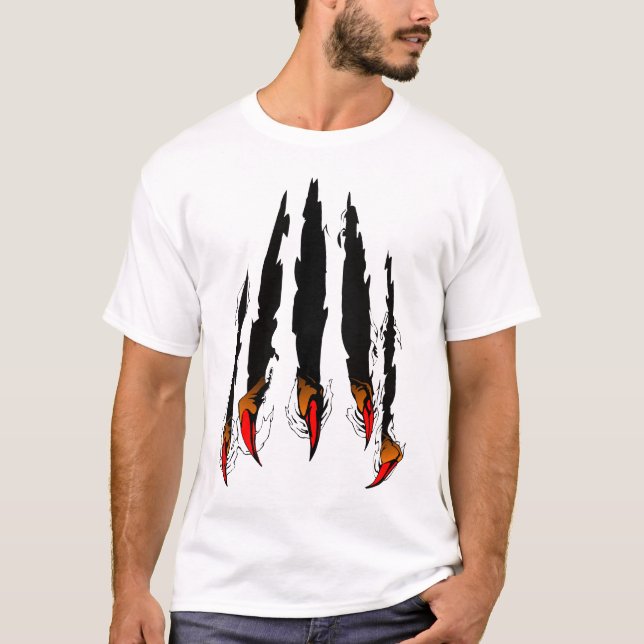 T-shirt Déchirure des griffes (Devant)