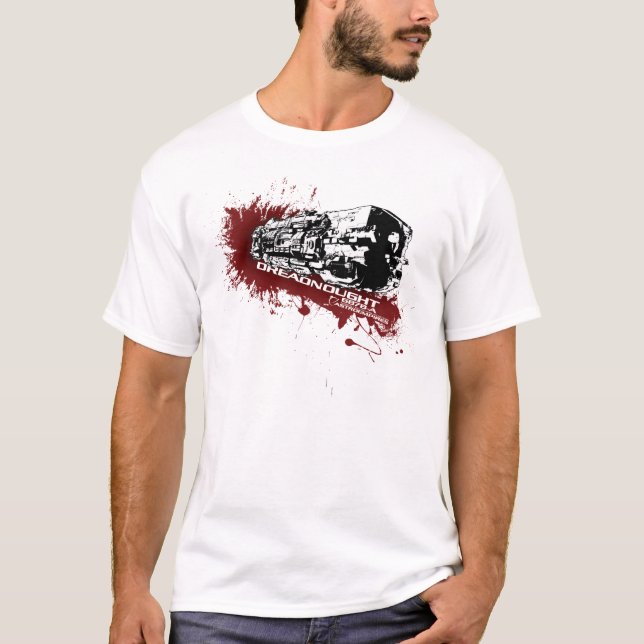 T-shirt d'éclaboussure de cuirassé (Devant)