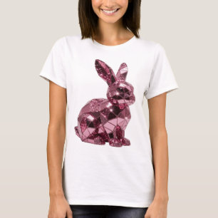 T-shirt Déclaration Argent ART ABSTRAIT Design Moderne v2