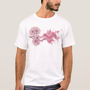 T-shirt Déclaration d'art de FLEUR ABSTRAITE Chic