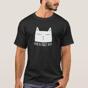T-shirt Déclaration de chat Dit Générer Ironie Sarcasme Ne