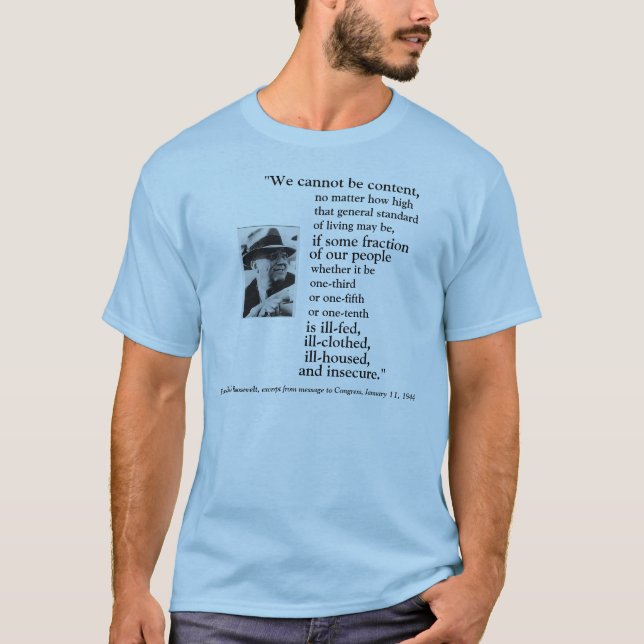 T-shirt DÉCLARATION de FRONT/BACK FDR 2ème DES DROITS, (Devant)