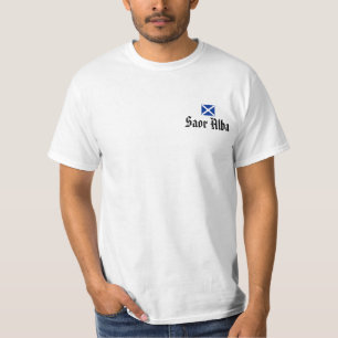 T-shirt Déclaration de pièce en t écossaise de