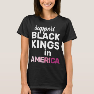T-shirt Déclaration de protestation féministe Black Kings