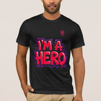 T-shirt Déclaration de street art néon gras Graffiti I’m a