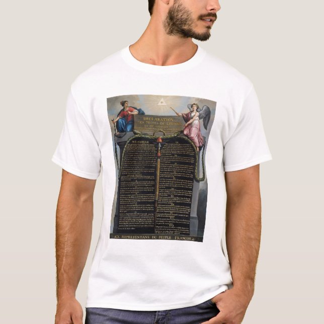 T-shirt Déclaration des droites de l'homme et du citoyen (Devant)