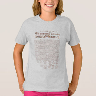 T-shirt Déclaration d'indépendance des États-Unis
