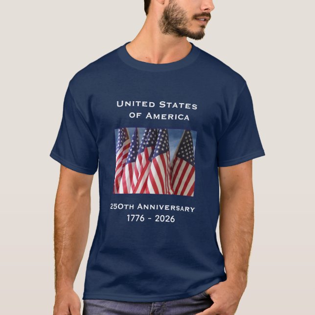 T-shirt Déclaration d'indépendance le retour 4 juillet 177 (Devant)