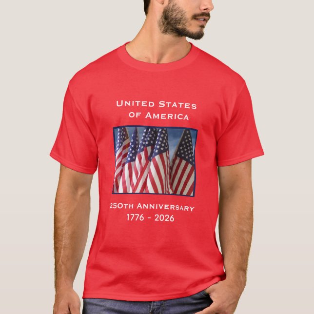 T-shirt Déclaration d'indépendance le retour 4 juillet 177 (Devant)