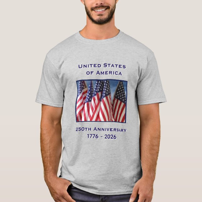 T-shirt Déclaration d'indépendance le retour 4 juillet 177 (Devant)