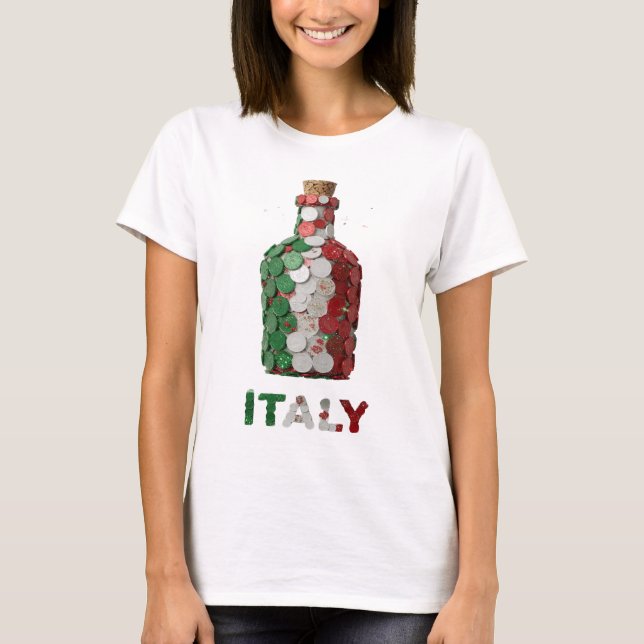 T-shirt Déclaration Green ITALY Conception Graphique (Devant)