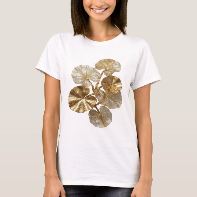 T-shirt Déclaration Or ART ABSTRAIT Déclaration Tee (Devant)