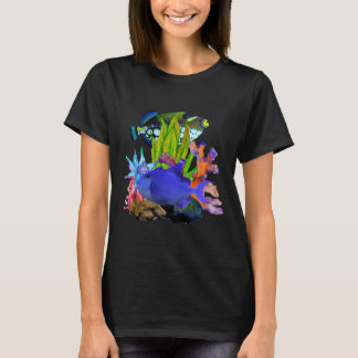 T-shirt Déclencheur Clown Poisson Trigger Aquarium d'eau d