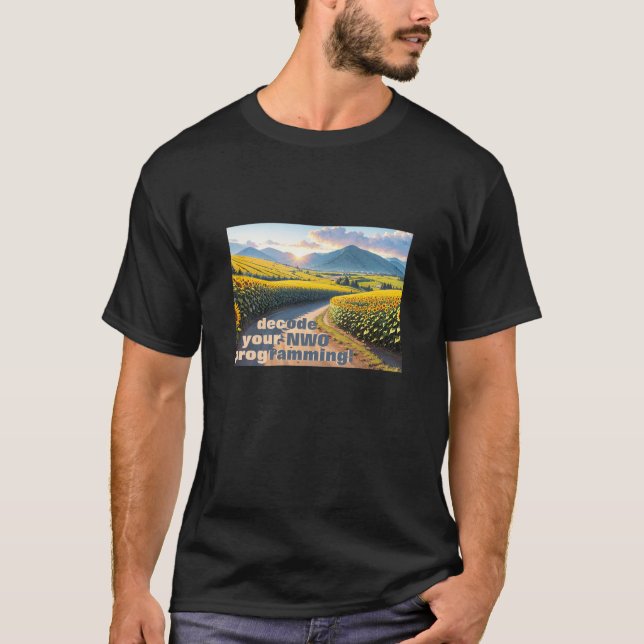 T-shirt décoder (sombre) (Devant)