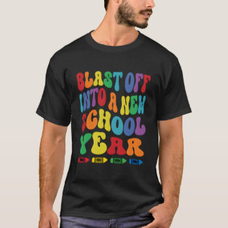 T-shirt Décollage dans une nouvelle année scolaire Retour