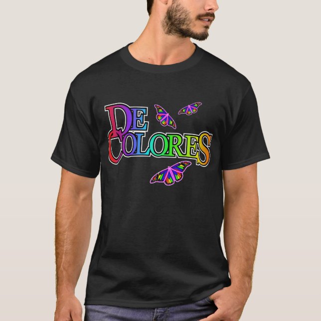 T-shirt DeColores T foncé (Devant)