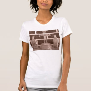 T-shirt décontracté de scoop de 4h13 de dames