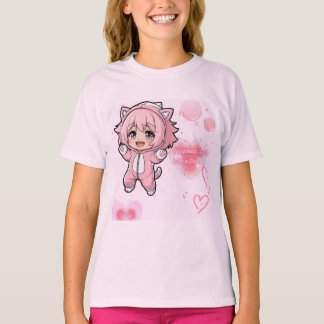 T-shirt décontracté mignon et tendance pour une ut