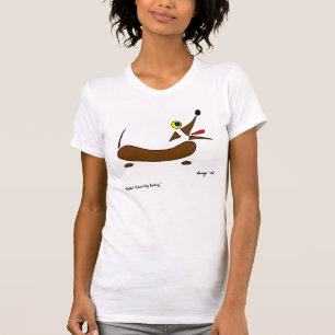T-Shirt Décontracté pour femmes de chien Wiener Ab