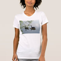 T-shirt Décontracté Scoop pour femmes d'oies sauva