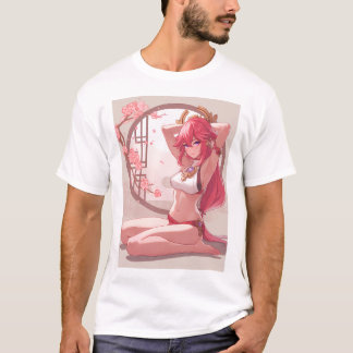 T-shirt Décontracté Yae Miko 11