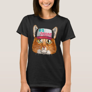 T-shirt Décor de la Fête des Mères du Chat 1 somalien