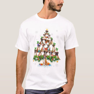 T-shirt Décor de l'ornement de l'arbre de Noël