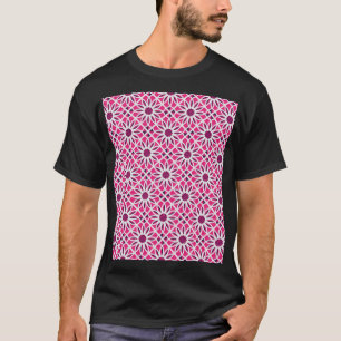 T-shirt Décor géométrique arabe : texture transparente.