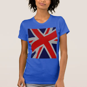T-shirt Décor Union Jack en fibre de carbone