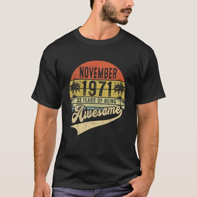 T-shirt Décoration De 50 Ans Décembre 1975 (Devant)